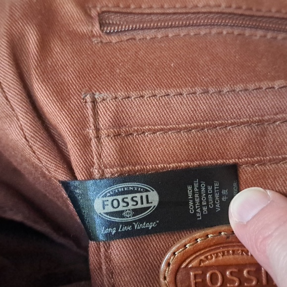 Fossil Gold Leather bag - Picture 4 of 7